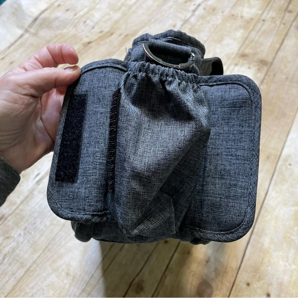 Lug Streetcar Quilted Heathered Gray Shoulder Bag
